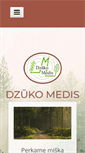 Mobile Screenshot of dzukomedis.lt